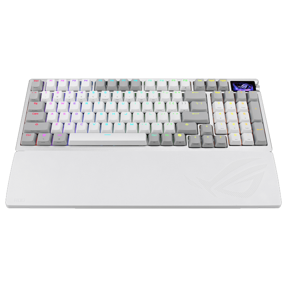ASUS ROG AZOTH 96 HE ROG HFX V2 Manyetik Switch Kablosuz RGB Beyaz Mekanik Gaming Klavye