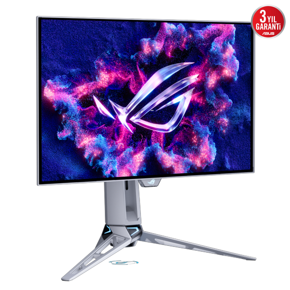ASUS ROG Swift OLED PG27AQWP-W 26.5" 2K 540Hz HD 720Hz 0.02ms HDMI DP G-Sync FreeSync Premium Pro HDR10 Pivot Dual Mode WOLED Gaming Monitör