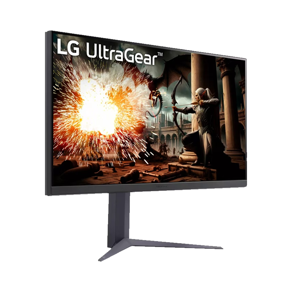 LG UltraGear 32GS75Q-B 32'' 180Hz 1ms HDMI DP FreeSync G-Sync Pivot HDR400 QHD IPS Gaming Monitör