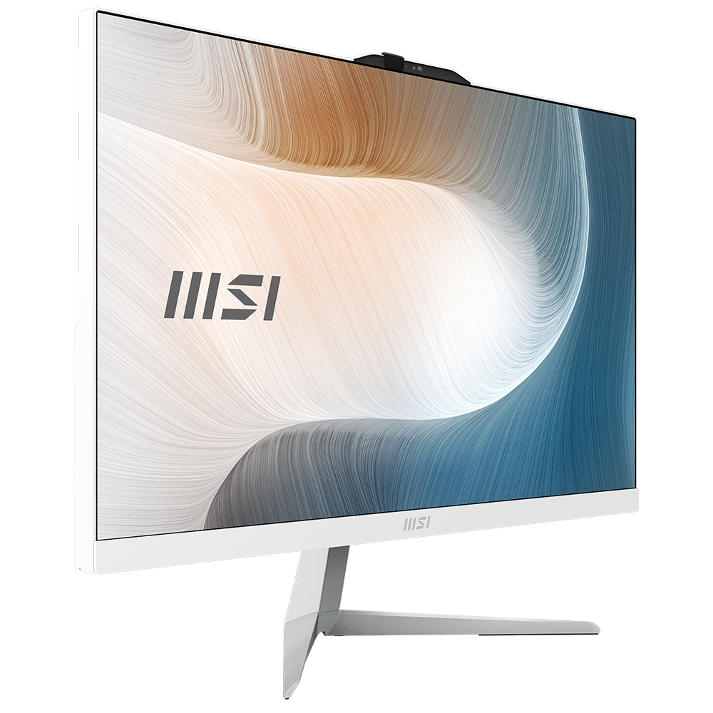 MSI MODERN AM242 12M-1893XTR i5-1235U 16GB DDR4 500GB SSD 23.8" FHD DOS Beyaz AIO Masaüstü PC