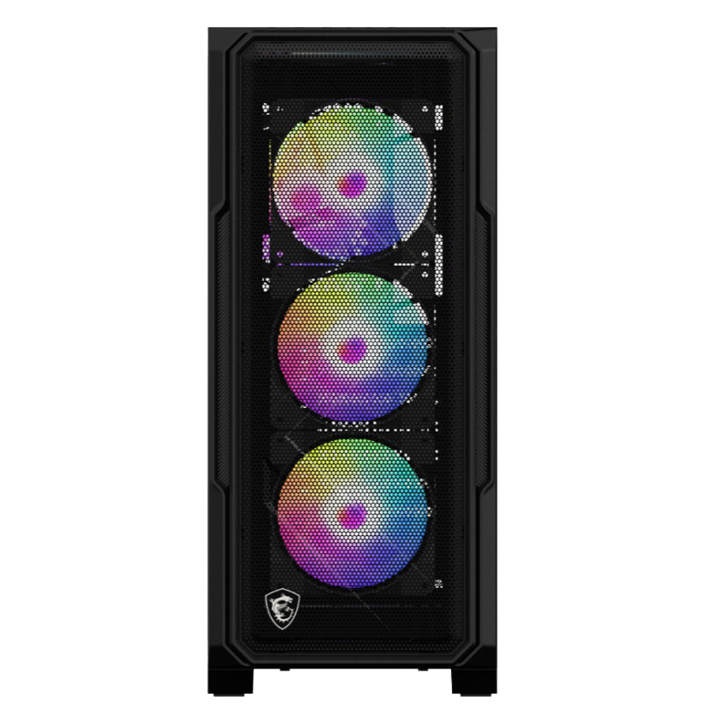MSI MAG FORGE 151A B75 750W 80+ Bronze Tempered Glass RGB Siyah ATX Bilgisayar Kasası