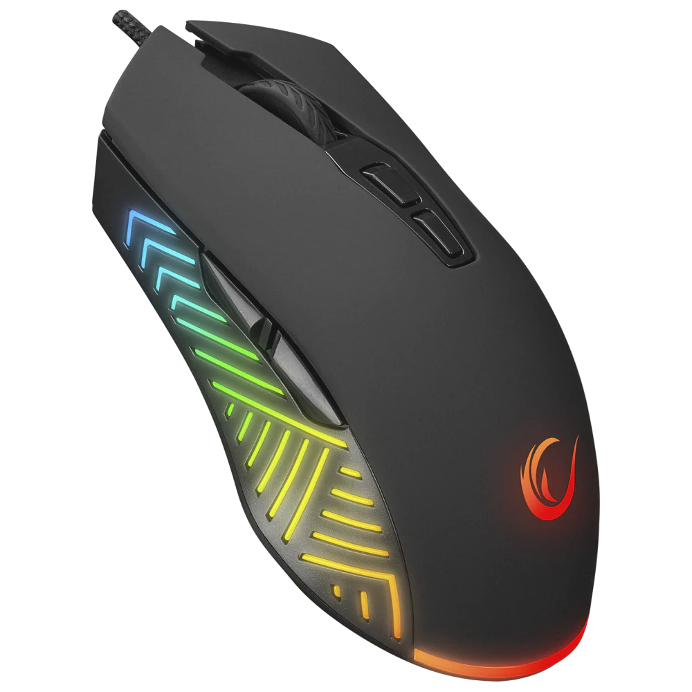 Rampage SMX-G68S SPEAR V2 12800DPI RGB Kablolu Siyah Gaming Mouse