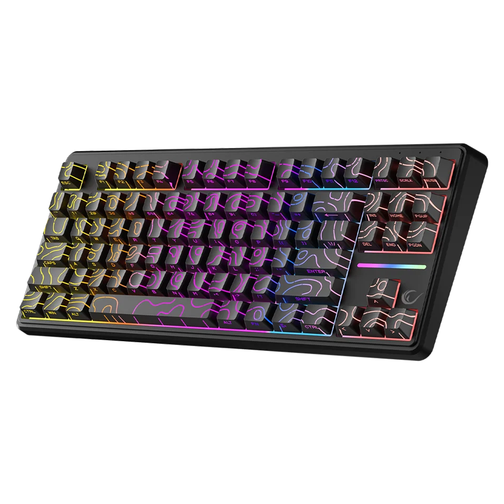 Rampage KB-R107 CRACK Membrane RGB Siyah Kablolu Gaming Klavye