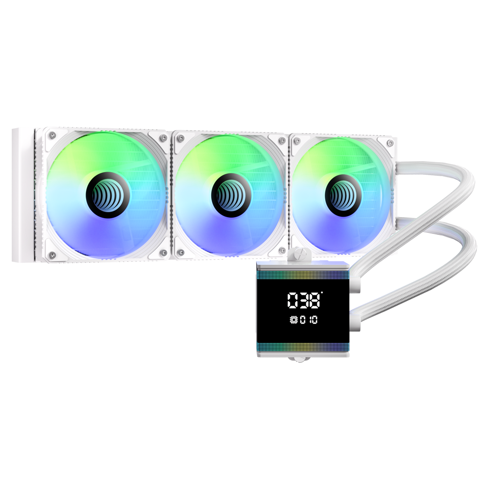 Bitfenix S7 Digital Beyaz ARGB 360mm İşlemci Sıvı Soğutucu