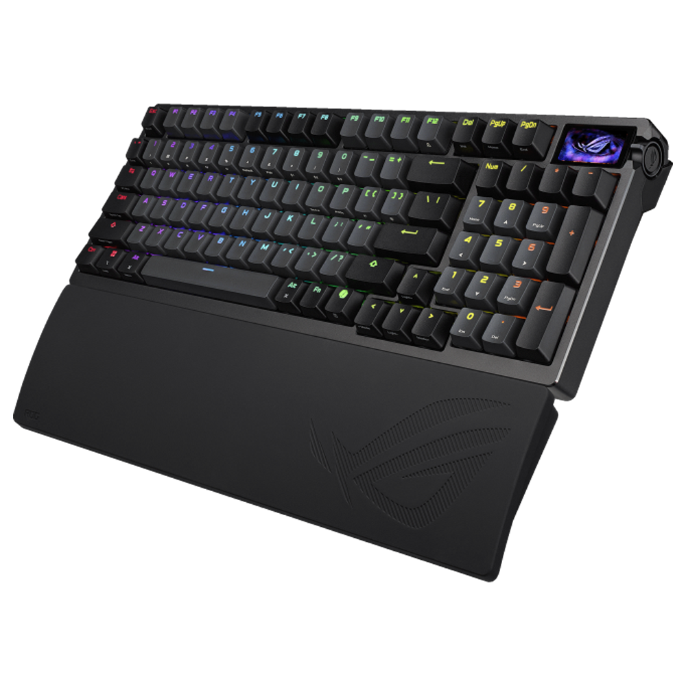 ASUS ROG AZOTH 96 HE ROG HFX V2 Manyetik Switch Kablosuz Türkçe RGB Siyah Mekanik Gaming Klavye