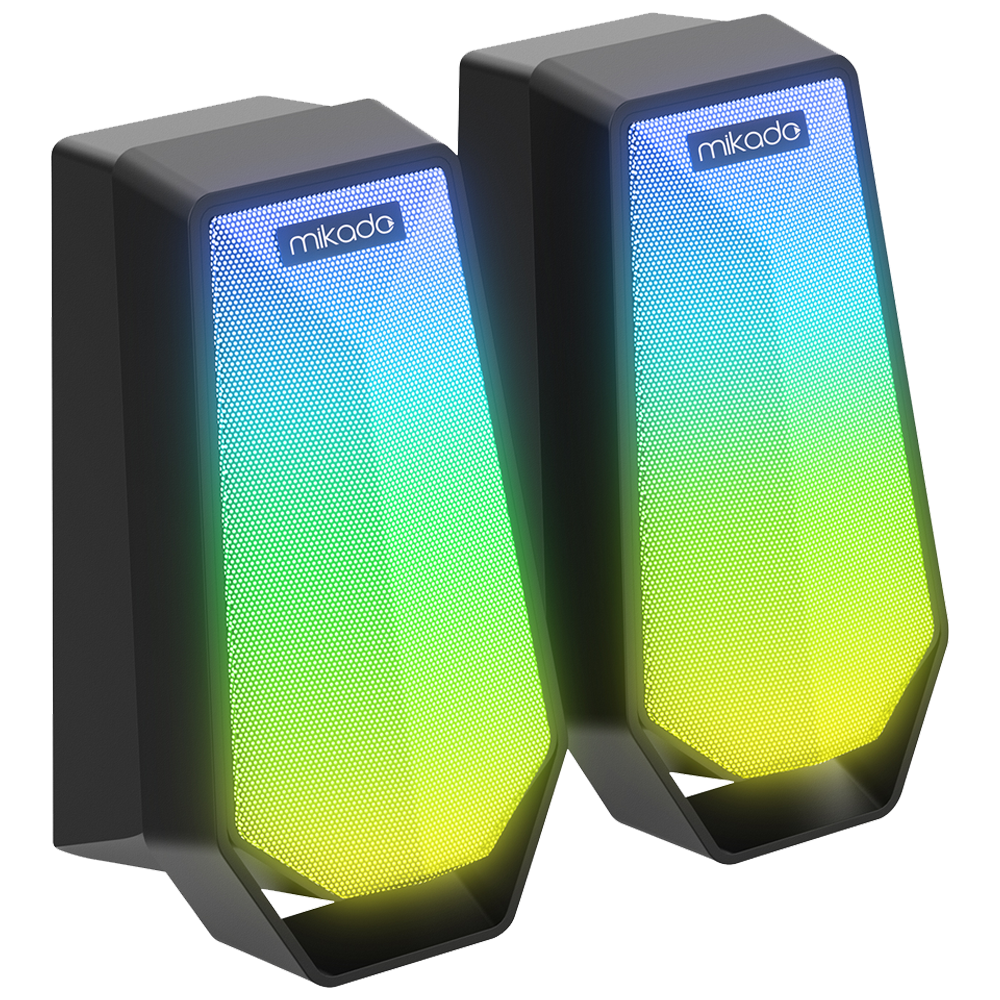 MIKADO MD-188  2.0 5W*2 RGB Siyah Bluetooth Gaming Speaker Hoparlör