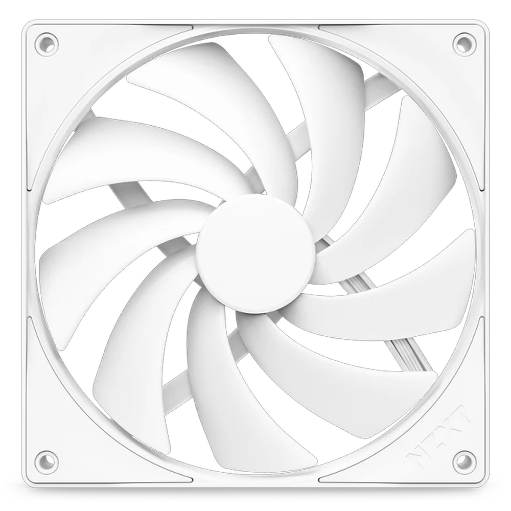 NZXT F140Q Quiet Airflow PWM 140mm Beyaz Tekli Kasa Fanı
