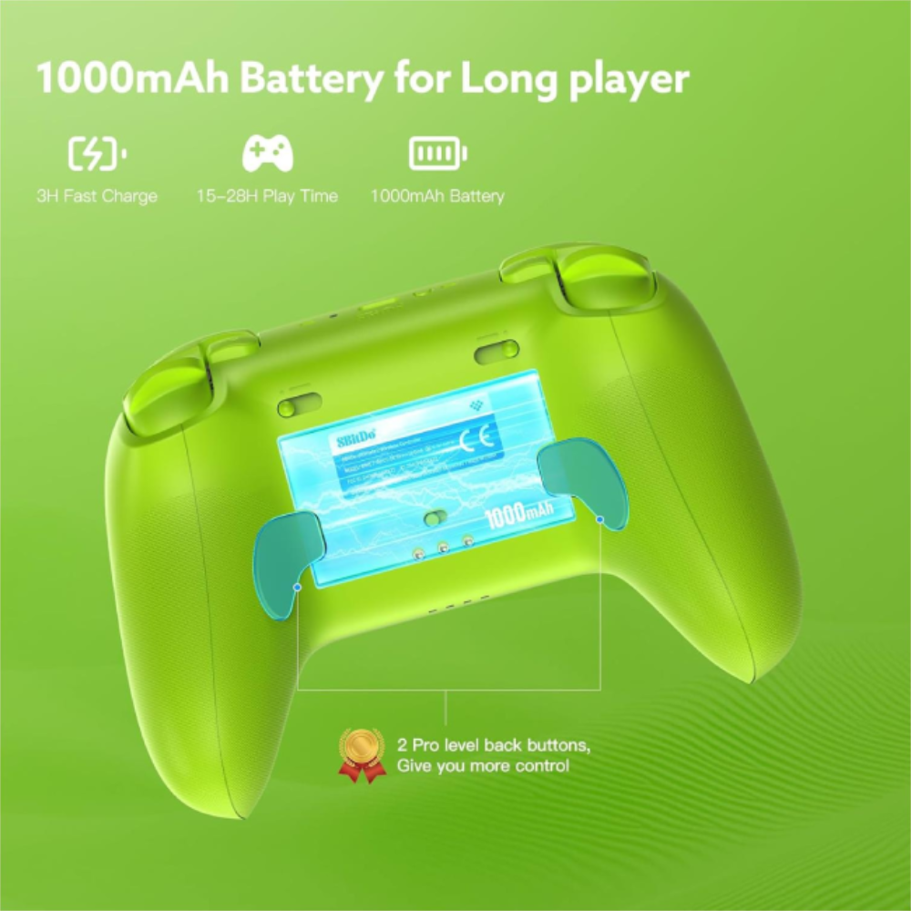 8BitDo Ultimate Hall Efect Kablosuz Yeşil Gamepad