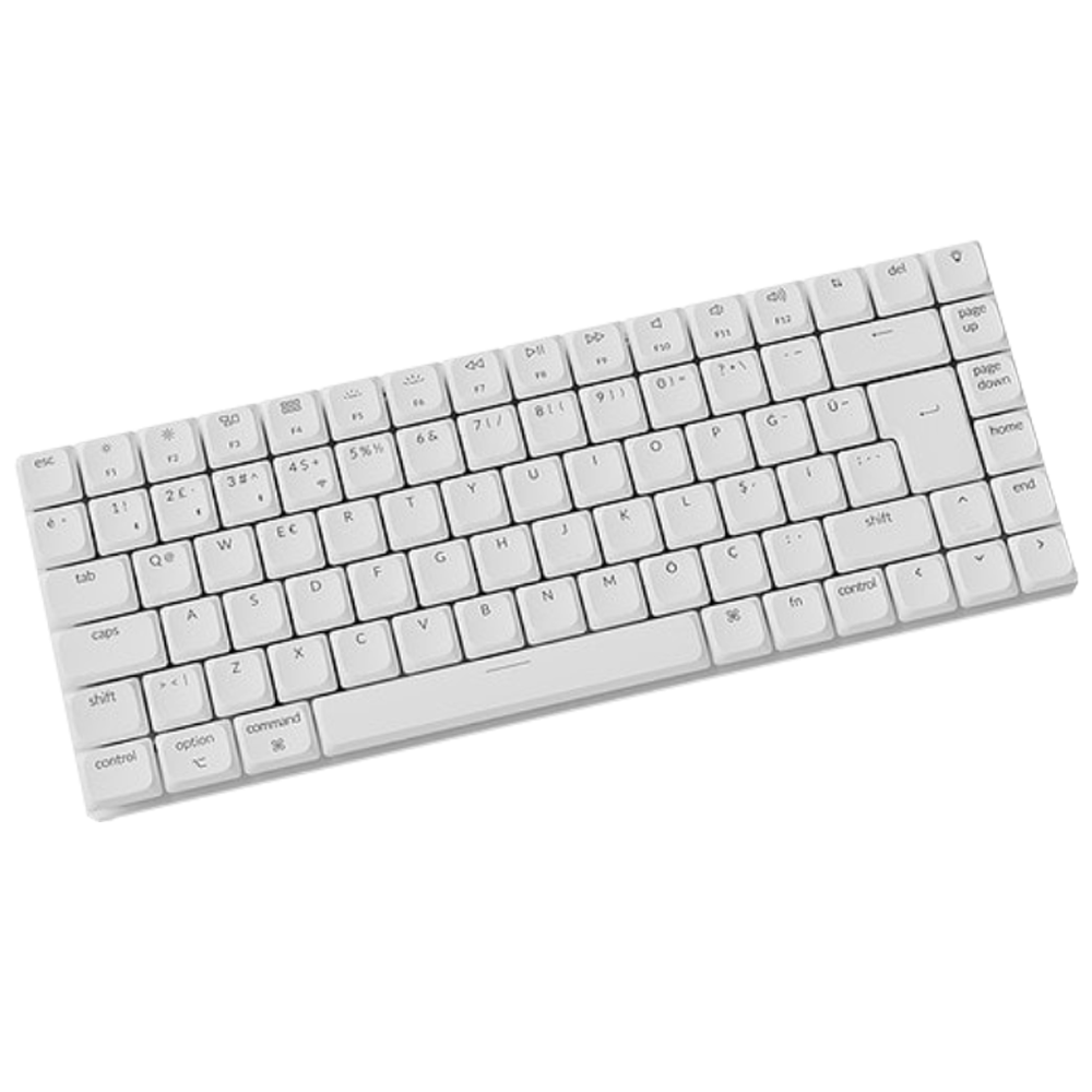 Keychron K3 Max Red Switch Türkçe Kablosuz Beyaz Gaming Klavye