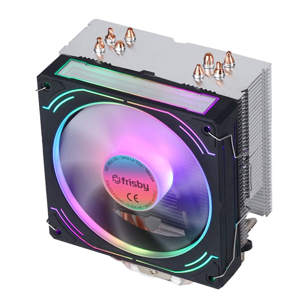 FRISBY FCL-F1334C RGB 120mm AMD/INTEL 4 Bakır Borulu Kule Tipi İşlemci Soğutucu