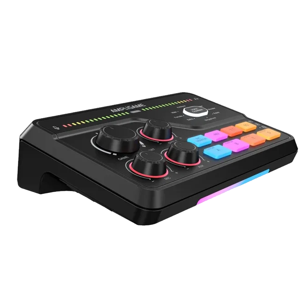 Fifine Ampligame SC8 USB Oyuncu Ses Mikseri
