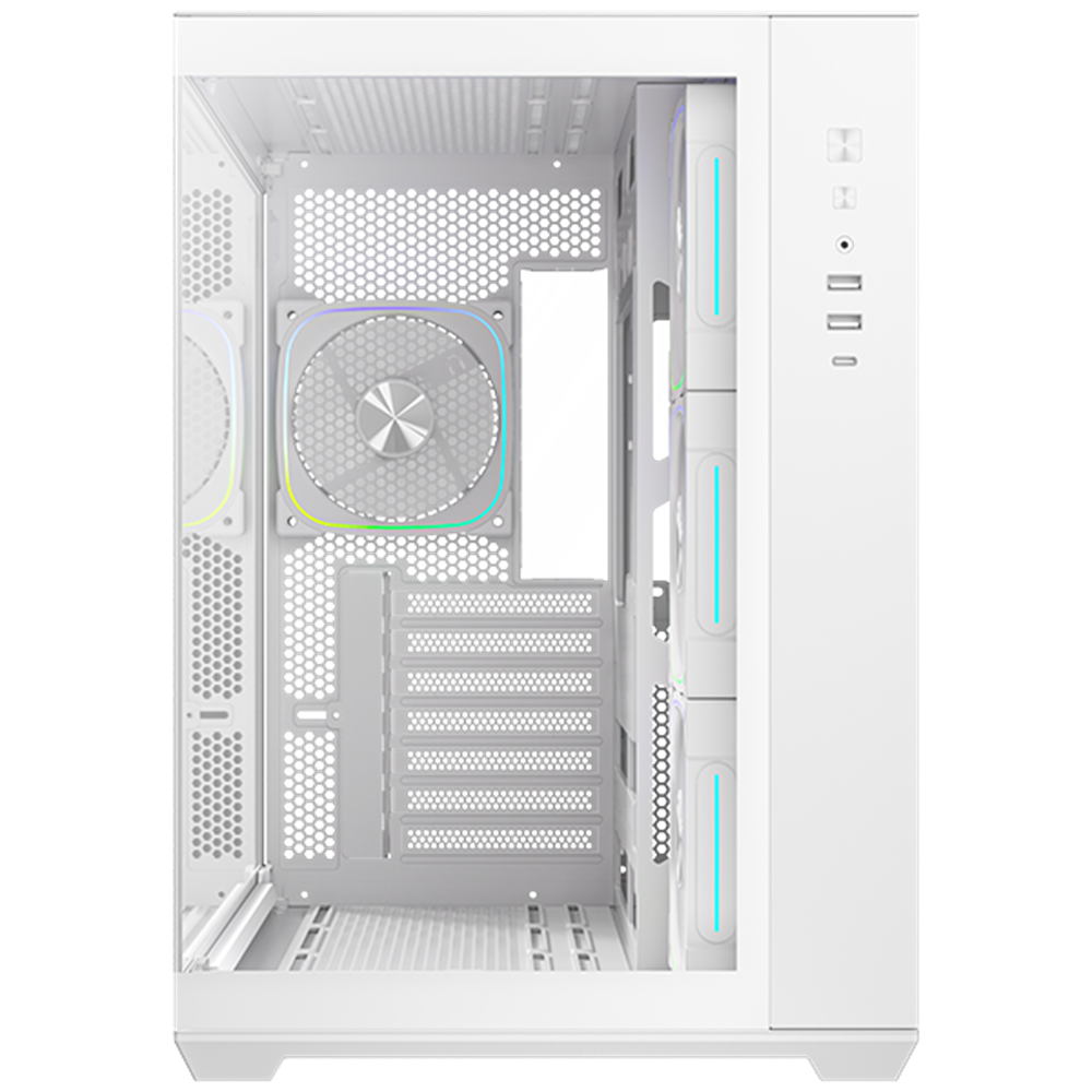 BitFenix AL118 850W 80+ Bronze Tempered Glass ARGB USB 3.0 ATX Mid Tower Beyaz Kasa