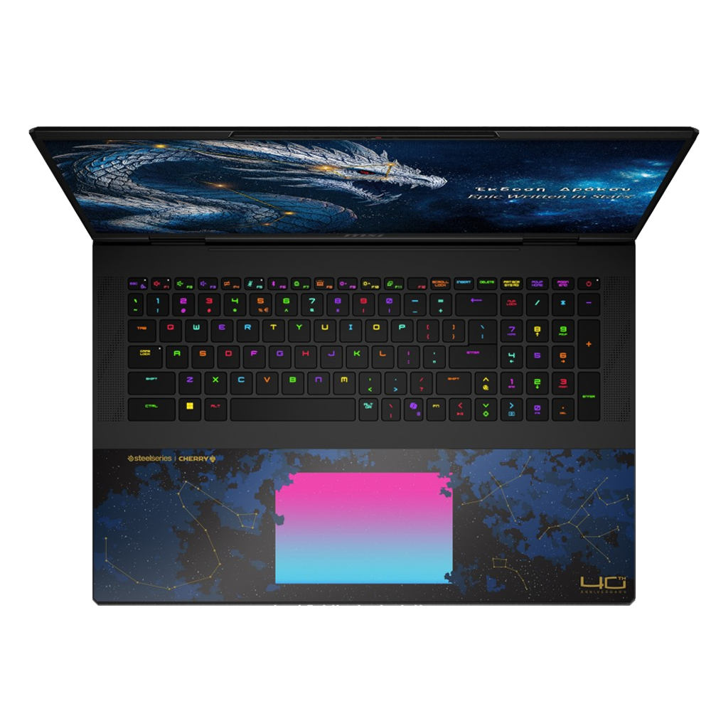 MSI TITAN 18 HX DRAGON EDITION DRACO EPIC A2WJ-1223TR Ultra 9 290HX Plus 96GB DDR5 RTX5090 GDDR7 24GB 4TB SSD 18" UHD+ 240Hz W11H Notebook