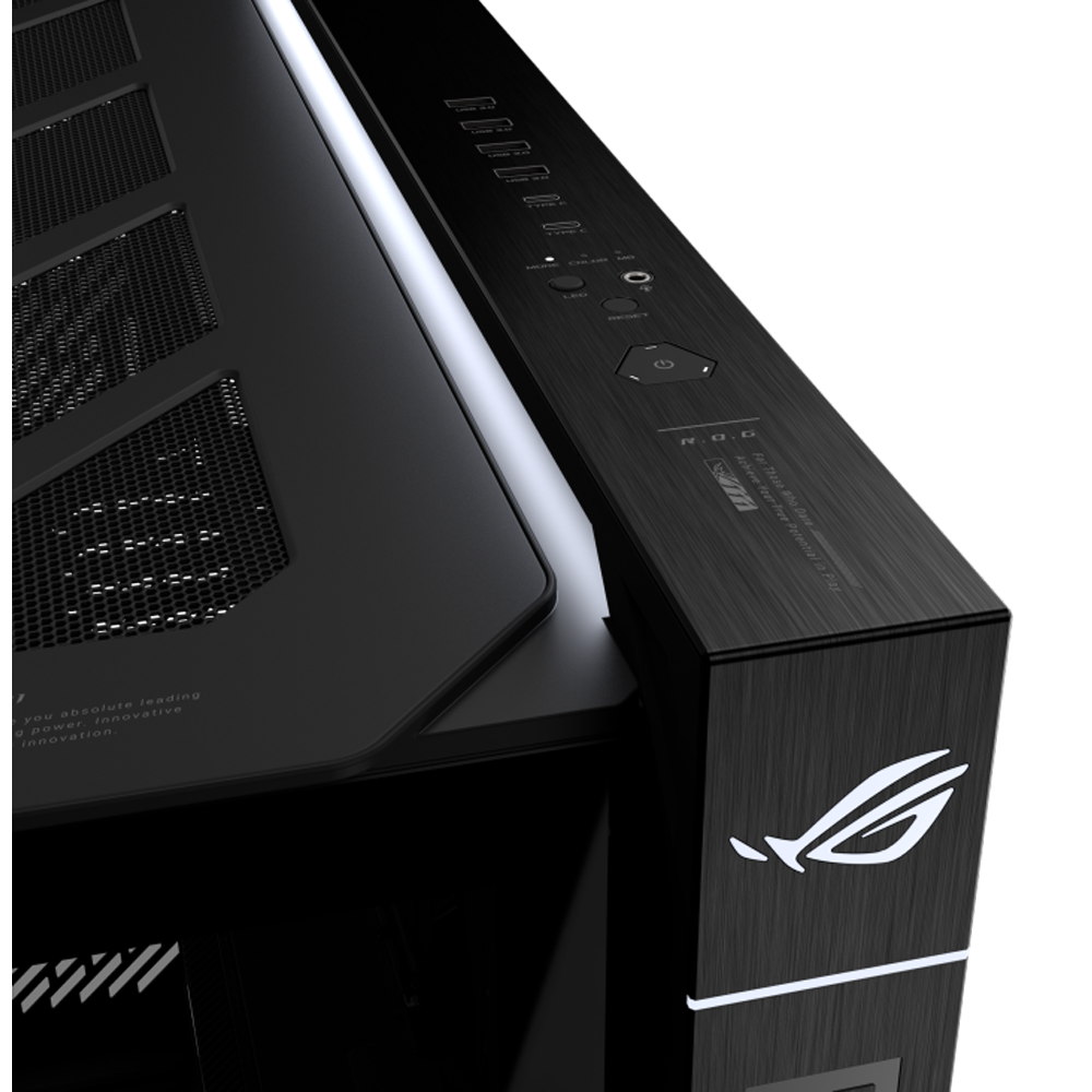 ASUS ROG CRONOX ARGB USB 3.2 Type-C Siyah E-ATX Mid Tower Kasa