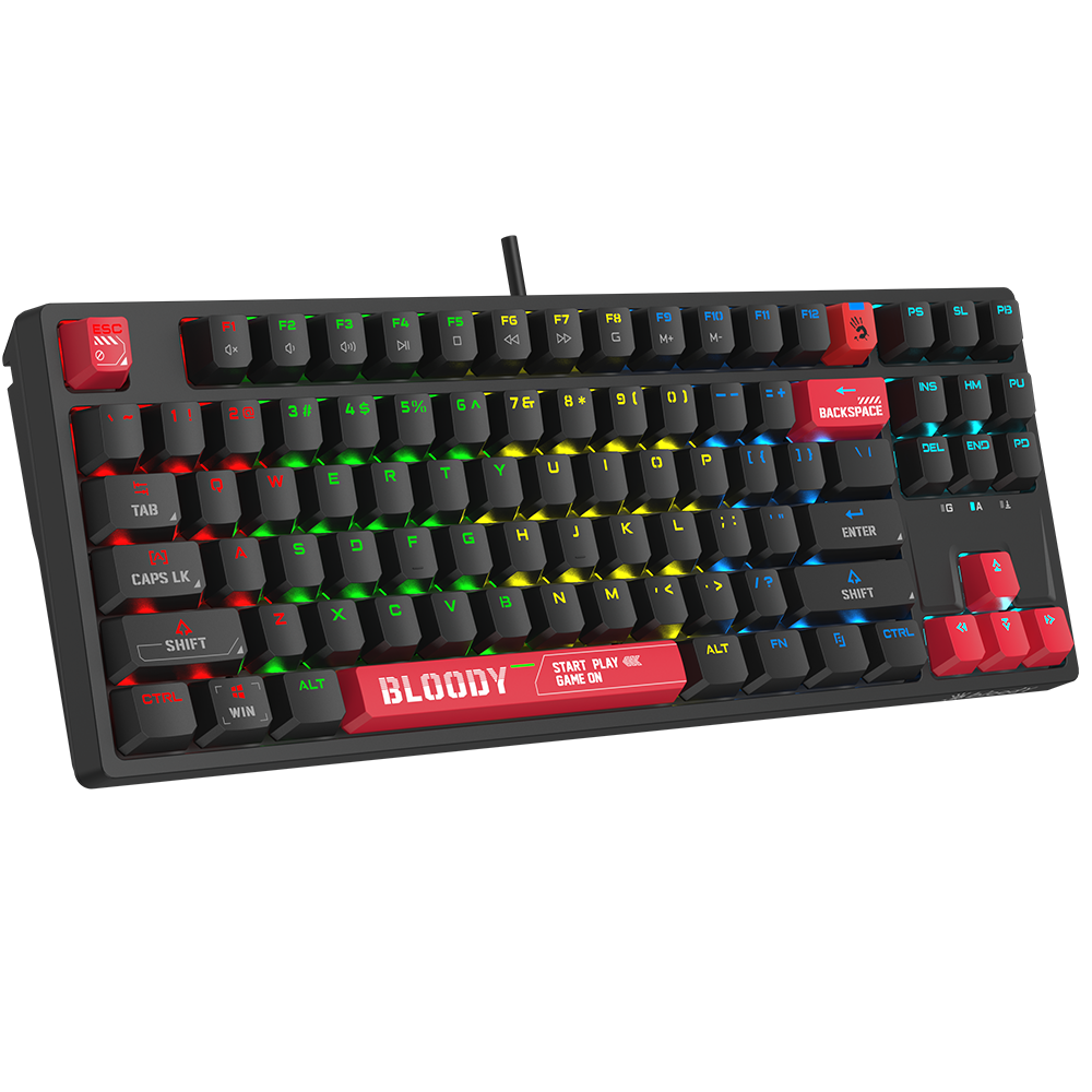  Bloody S87 BLMS Red Switch Hot Swap RGB Kablolu Mekanik Gaming Klavye