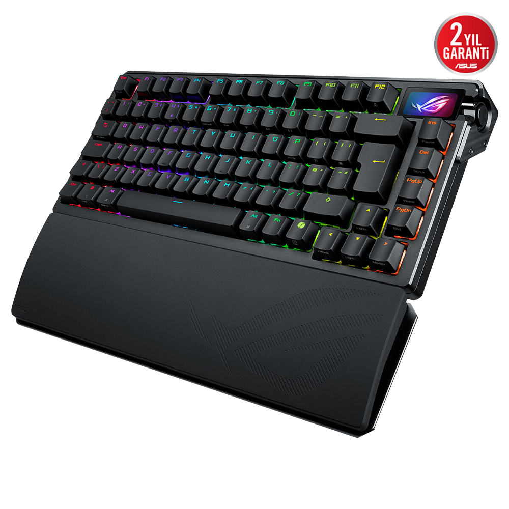 ASUS ROG Azoth Extreme ROG NX Snow Switch İngilizce RGB Mekanik Kablosuz Siyah Gaming Klavye