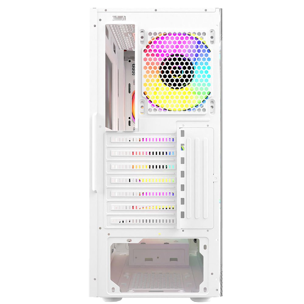 GameBooster GB-GBT005MW RGB Mesh Panel USB 3.0 Mid Tower Beyaz Kasa