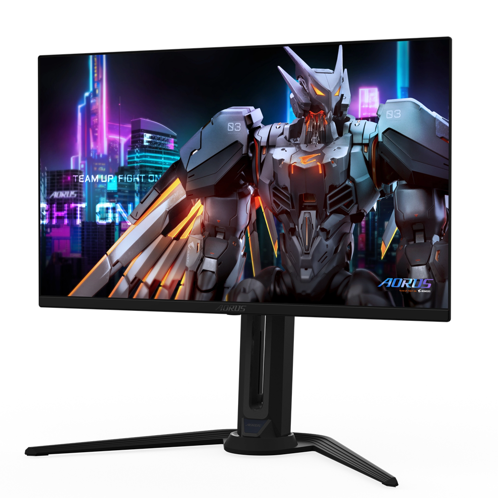 GIGABYTE AORUS FO27Q3 27" 360Hz 0.03ms HDMI DP USB 3.0 Type-C FreeSync Premium Pro Pivot HDR400 KVM RGB QHD OLED Gaming Monitör