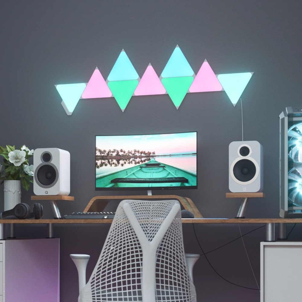 Nanoleaf RGBW Başlangıç Paketi Üçgen Duvar Aydınlatma