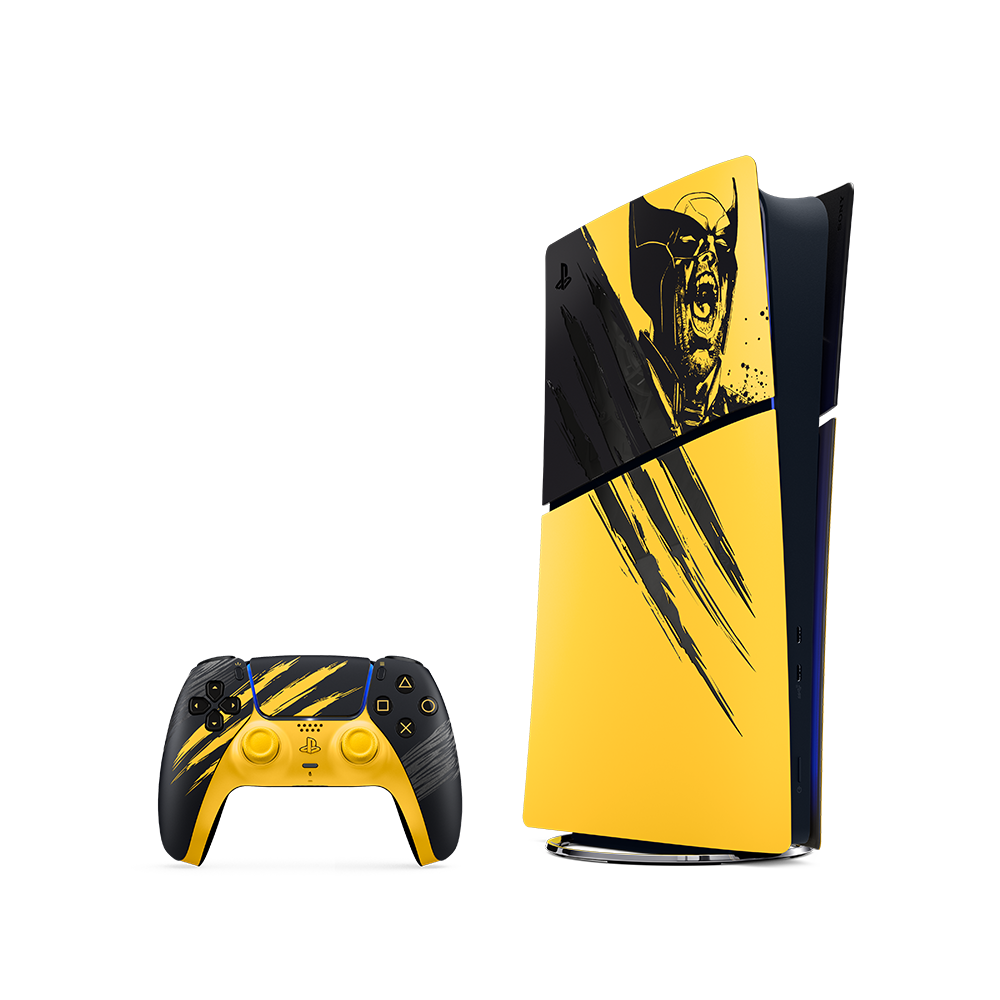 Sony PlayStation 5 Digital Edition Marvel Wolverine Battle Yellow Limited Edition Oyun Konsolu Resmi Distribütör Garantili