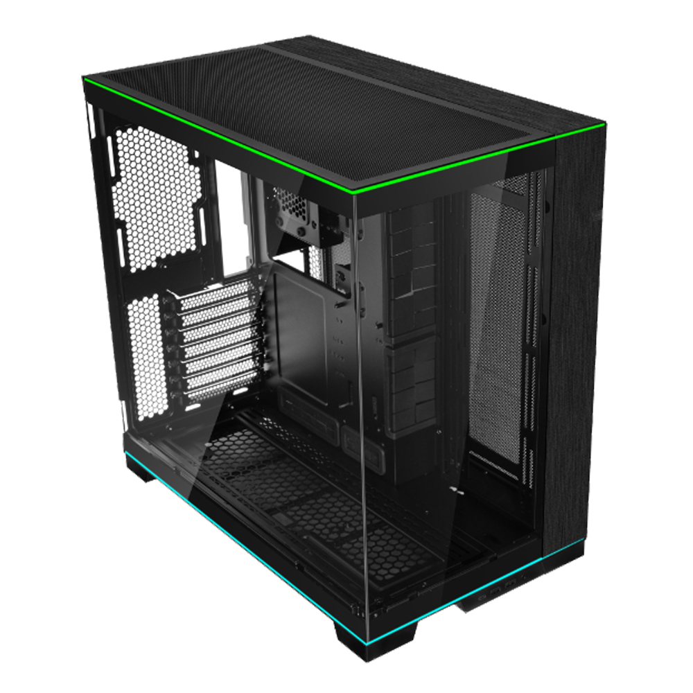 LIAN LI O11 DYNAMIC EVO RGB Tempered Glass Type-C Siyah E-ATX Mid Tower Kasa