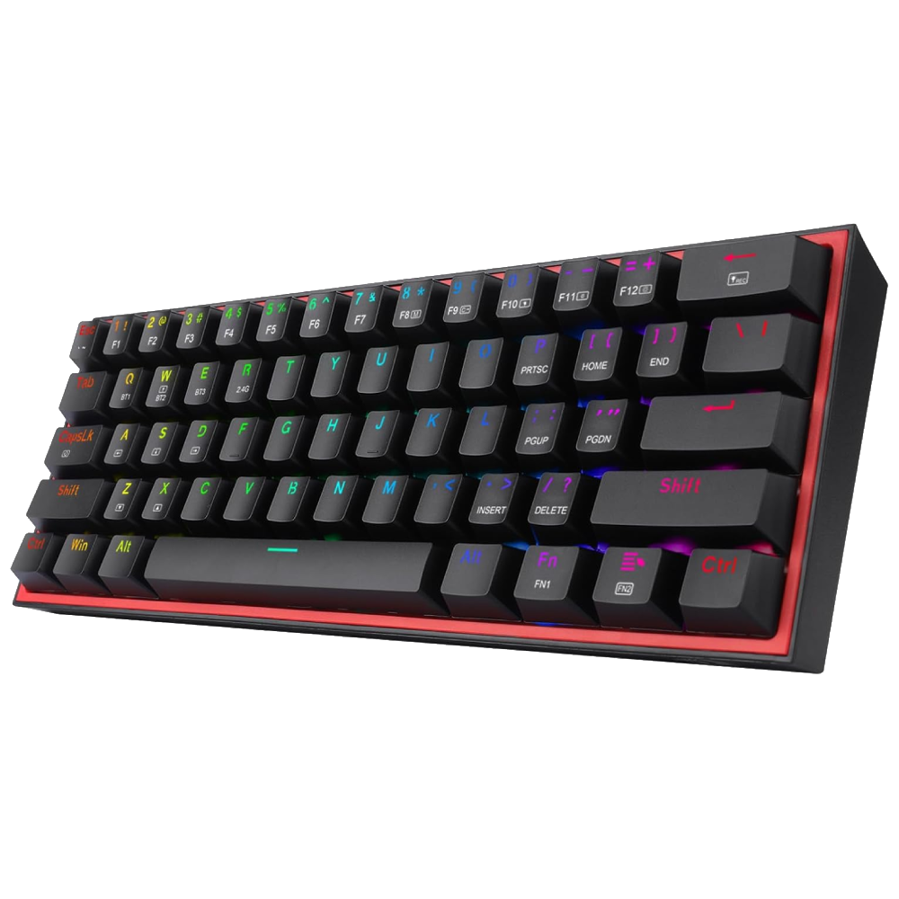 Redragon K616 Fizz Pro Red Switch Kablosuz Siyah Gaming Klavye