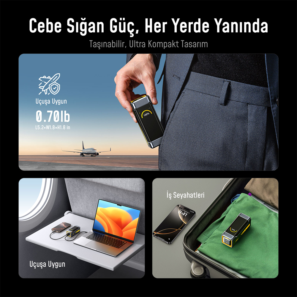 AOHI The Future Starship PD 210W 10.000mAh Power Bank & Power Station