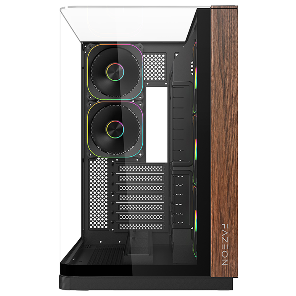 FAZEON F25 850W 80+ Bronze Full Modüler Gen5 Mesh 5x ARGB Fanlı Type-C Siyah ATX Gaming Kasası