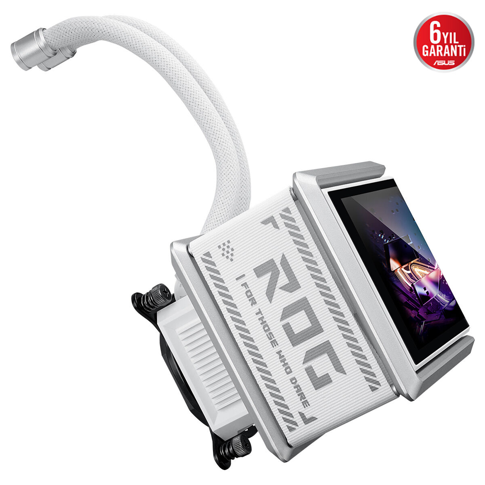 Ryusui4個 ASUS ROG RYUO IV SLC 360 ARGB 360mm Beyaz Islemci Sivi Sogutucu