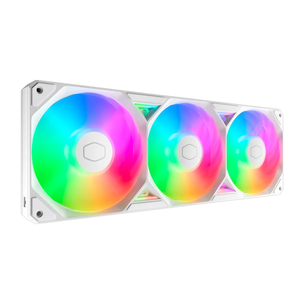 Cooler Master SickleFlow Edge 360 ARGB Beyaz Üçlü Kasa Fanı