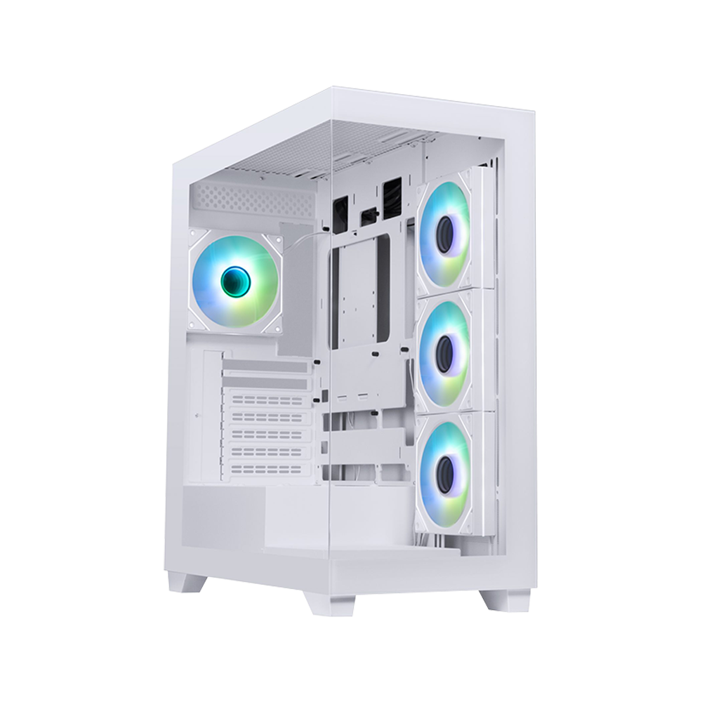 BitFenix CUBE Premium 750W 80+ Bronze Tempered Glass ARGB USB 3.0 Mesh ATX Beyaz Kasa görsel 1