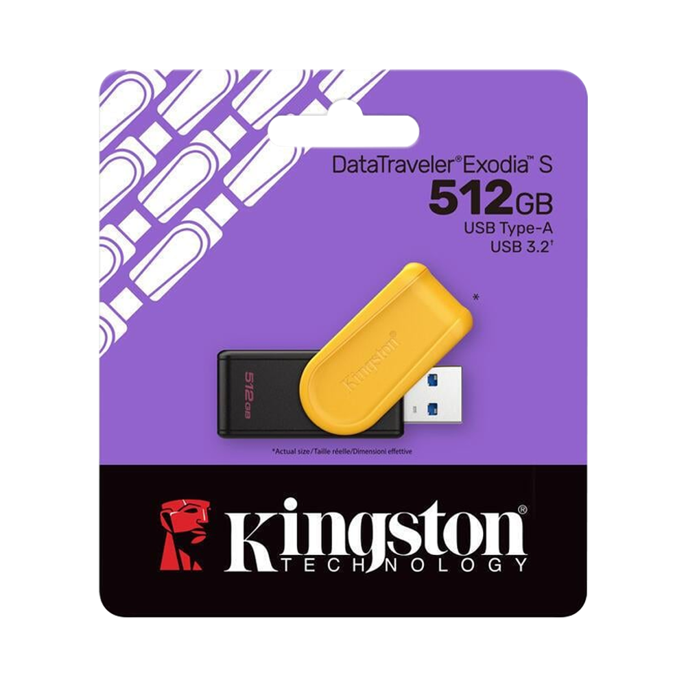 Kingston 512 GB DTXS/512GB DataTraveler Exodia S USB 3.2 USB Bellek