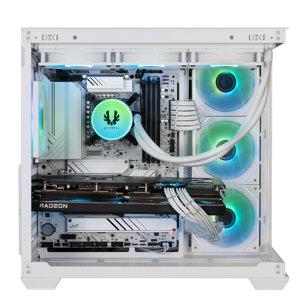 Bitfenix Sakiel 360 Beyaz ARGB 360mm AMD / INTEL İşlemci Sıvı Soğutucu