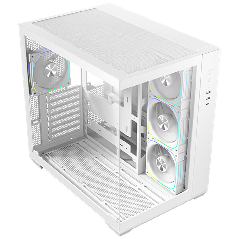 BitFenix AL118 850W 80+ Bronze Tempered Glass ARGB USB 3.0 ATX Mid Tower Beyaz Kasa