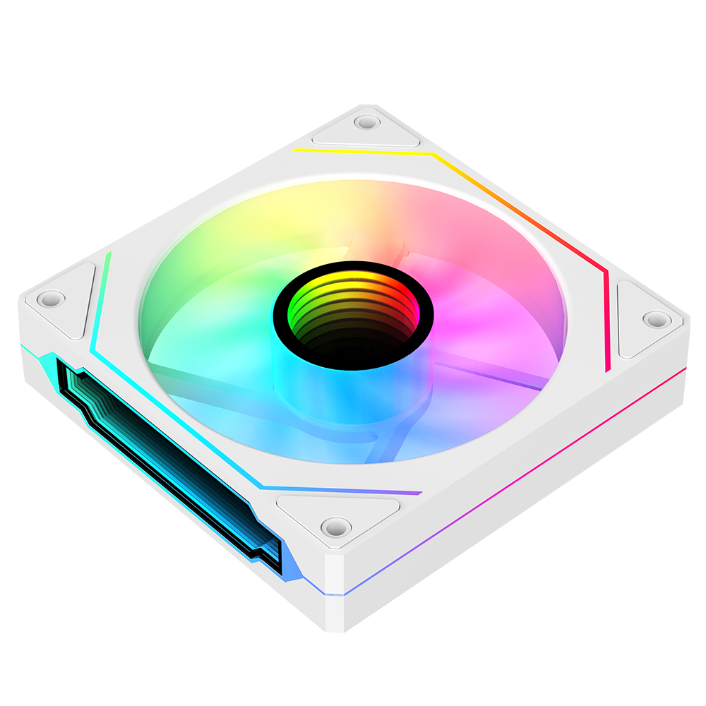 VENTO VF1204FI-W ARGB 120mm PWM Beyaz Üçlü Kasa Fanı