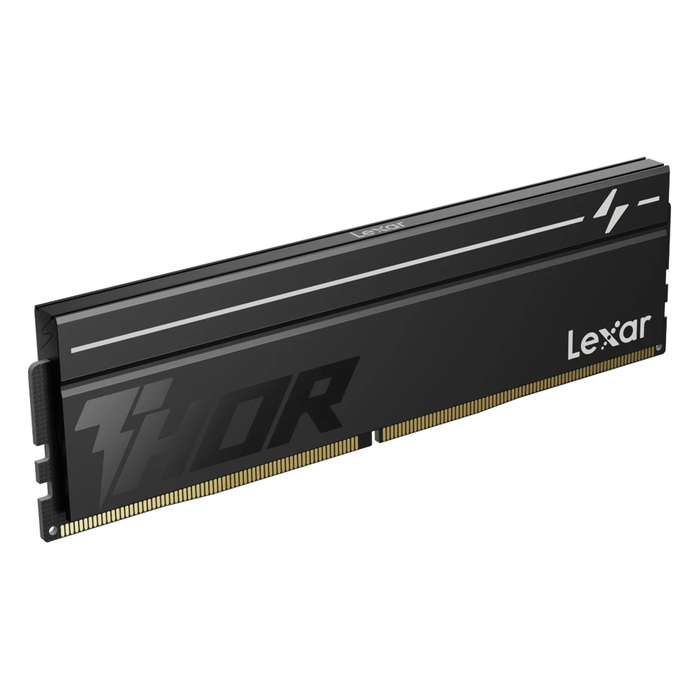 Lexar 16GB (2x8GB) THOR 2.0 6000MHz CL38 XMP/EXPO DDR5 Soğutuculu Siyah Dual Kit Ram