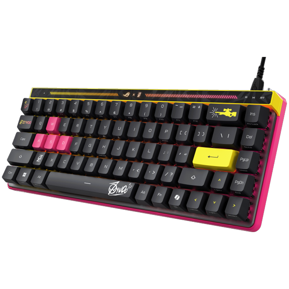 ASUS ROG FALCHION ACE HFX ZYWOO ROG HFX Manyetik Switch Kablolu RGB  Mekanik Gaming Klavye