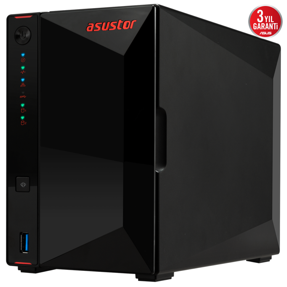 ASUSTOR NIMBUSTOR 2 Gen2 4 Yuvalı Desteği NAS Depolama Genişletici