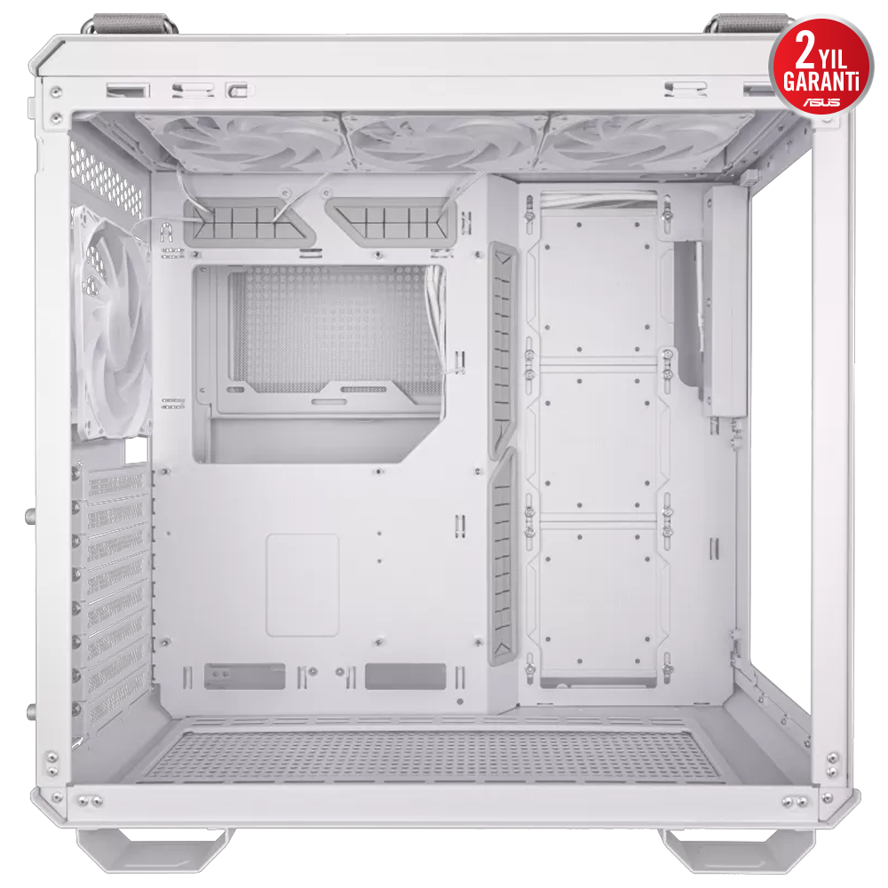 ASUS TUF GAMING GT502 PLUS Tempered Glass RGB Beyaz USB 3.2 Mid Tower Kasa