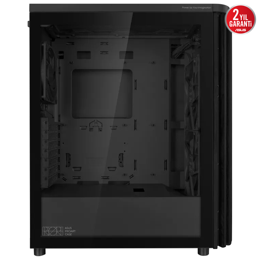 ASUS ProArt PA401 Wood Edition USB 3.2 USB C Tempered Glass ATX Mid Tower Kasa