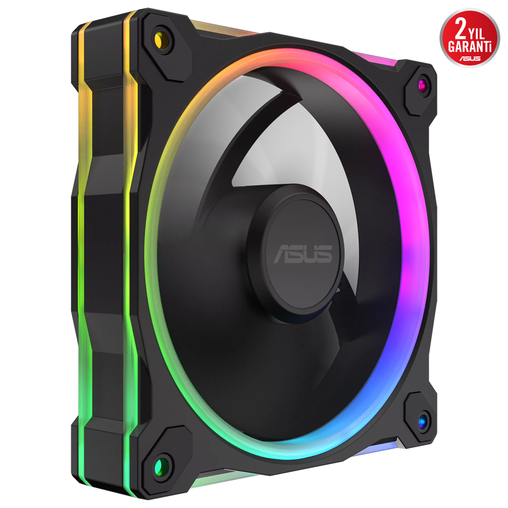 ASUS PRIME MR120  ARGB  120mm Siyah Üçlü Kasa Fanı