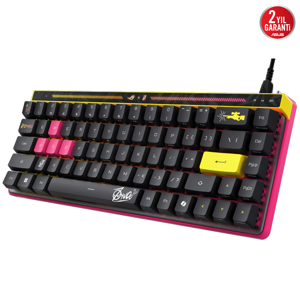 ASUS ROG FALCHION ACE HFX ZYWOO ROG HFX Manyetik Switch Kablolu RGB  Mekanik Gaming Klavye