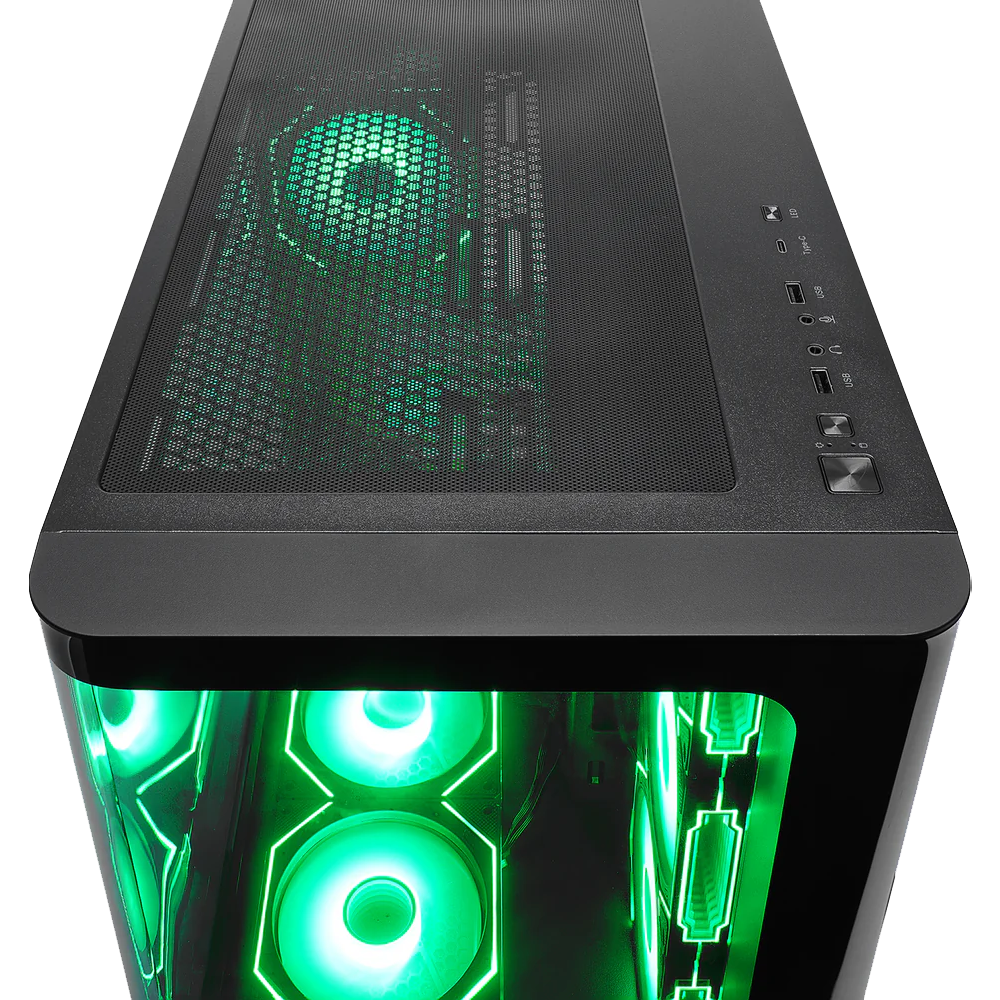 Rampage LOOPY PLUS ARGB USB3.0 Tempered Glass Siyah 950w 80+ Mid Tower Gaming Kasa