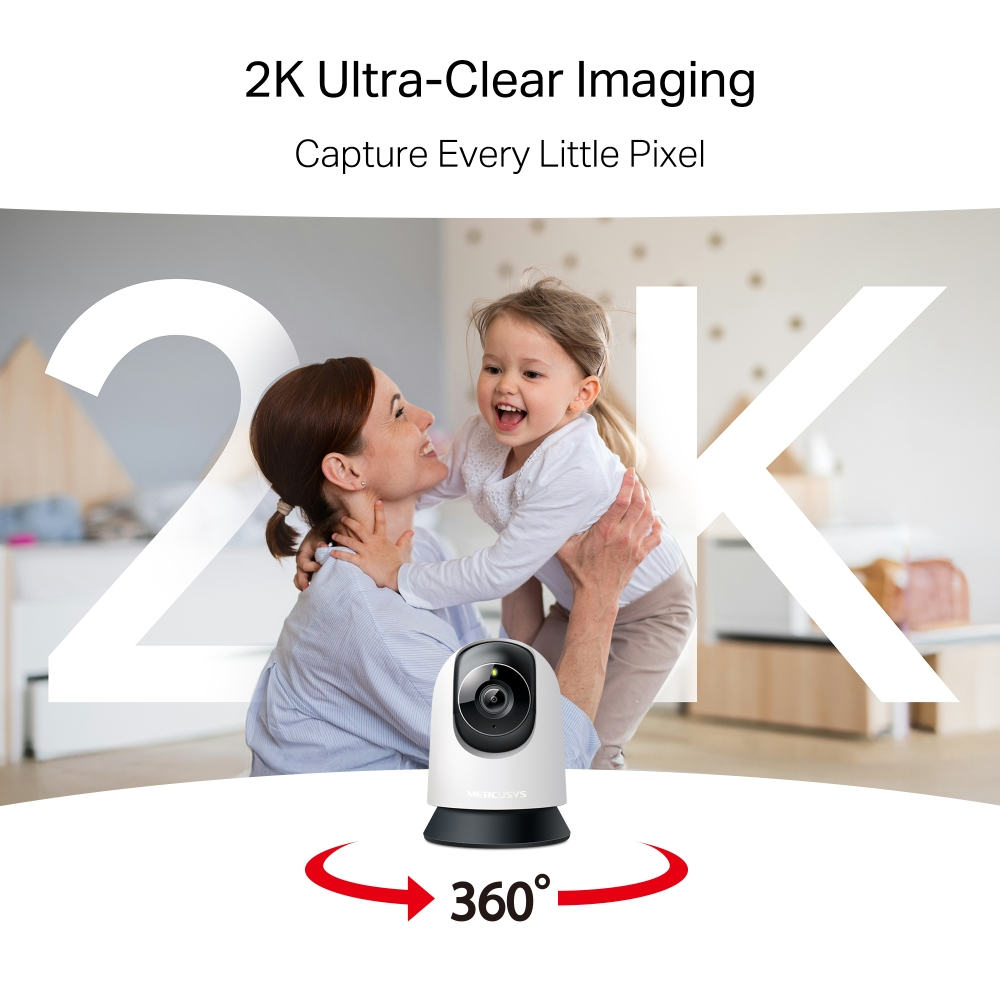 MERCUSYS MC210 Yatay/Dikey Hareketli Wi-Fi Güvenlik Kamerası 4lü