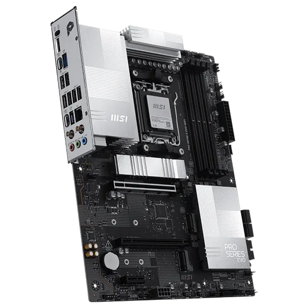 MSI PRO X870E-S EVO WIFI 8200MHz(OC) DDR5 Soket AM5 M.2 HDMI Type-C ATX Anakart