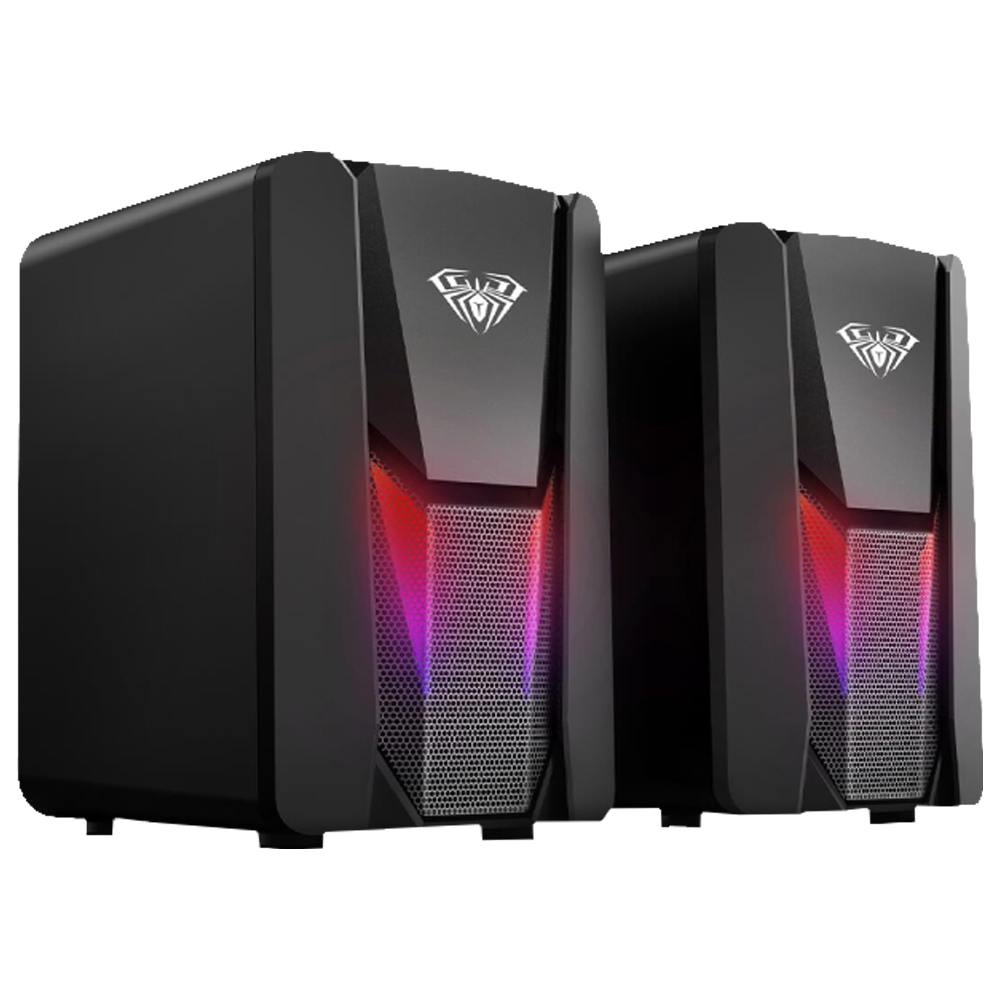 Aula N-108 10W RGB Siyah Masaüstü Gaming Hoparlör
