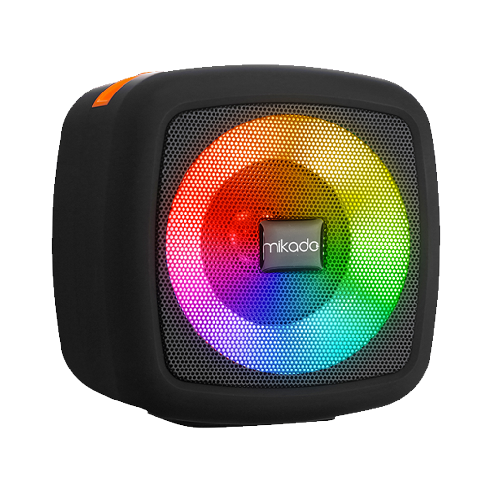 MIKADO MD-29BT 5W 1200mAh RGB Siyah Bluetooth Taşınabilir Hoparlör