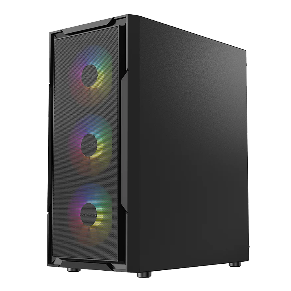 FAZEON F11 750W 80+ Bronze Tempered Glass Mesh 4x RGB Fanlı Siyah ATX Bilgisayar Kasası