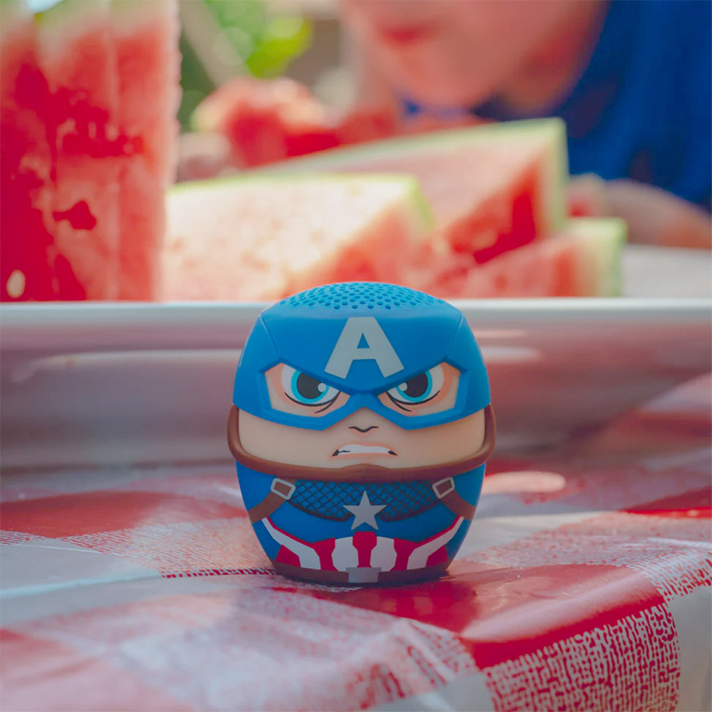 Bitty Boomers Marvel Captain America Figürlü Lisanslı 3W Taşınabilir Bluetooth Hoparlör