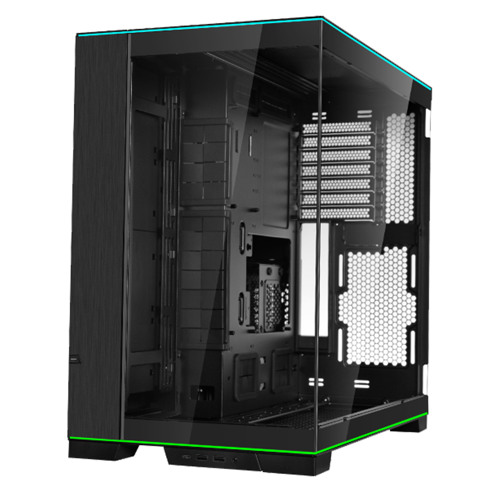LIAN LI O11 DYNAMIC EVO RGB Tempered Glass Type-C Siyah E-ATX Mid Tower Kasa
